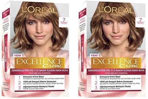 Excellence Creme 7 Saç Boyası (2 paketi)