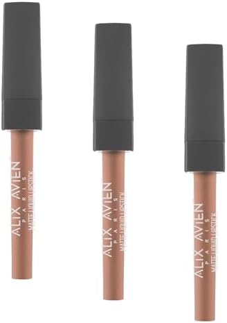 Alternative view of Uzun Süre Kalıcı Kadifemsi Kuruma Yapmayan Mat Likit Ruj - Lipstick 501 Caramel Nude (3 paketi)