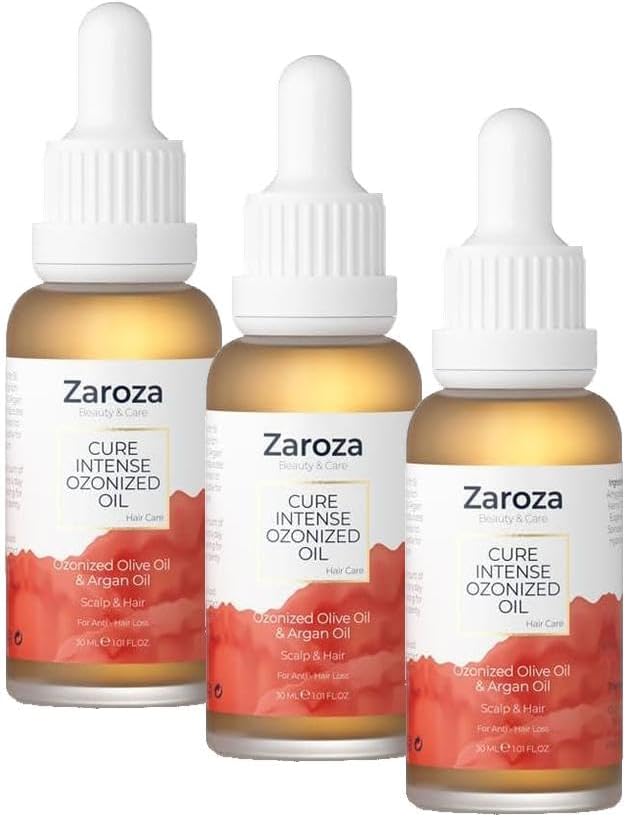 Zaroza Saç Dökülmesine Karşı Ozonlu Yoğun Bakım Yağı 30 ml (3 paketi)