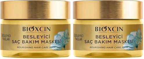 Besleyici Yağlar Saç Bakım Maskesi 225 ml – 9 Çiçek Yağı, Pantenol ve BioComplex B11 İçeren Yoğun Nemlendirici & Onarıcı Maske – Kuru ve Yıpranmış Saçlar İçin Besleyici Bakım (2 paketi)