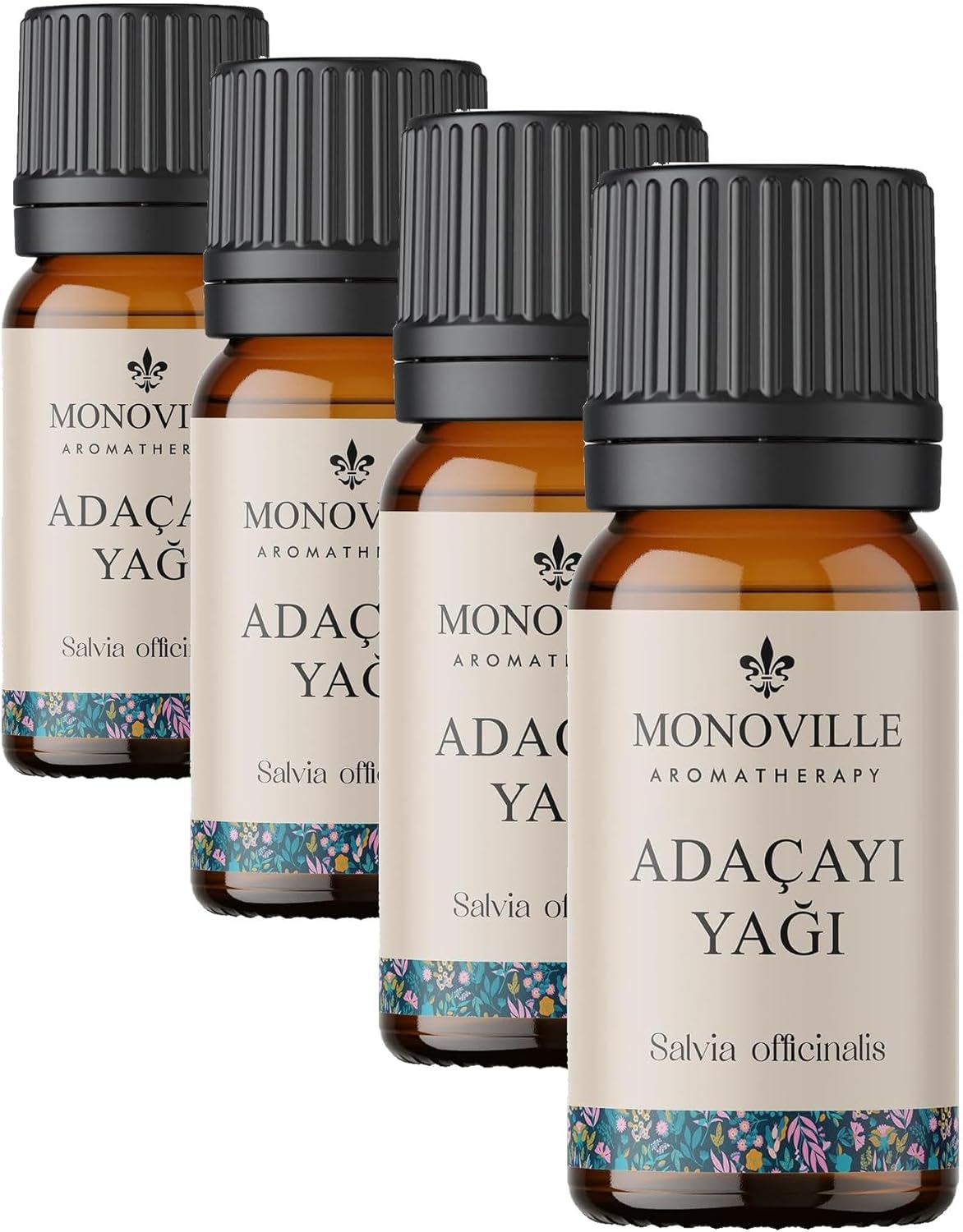 Alternative view of Monoville Adaçayı (Acı Elma) Uçucu Yağı 10 ml%100 Saf Ve Doğal (Oil) (4 paketi)
