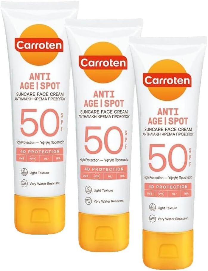 Carroten Yüz Kremi Anti-Age Spf50 50ml (3 paketi)