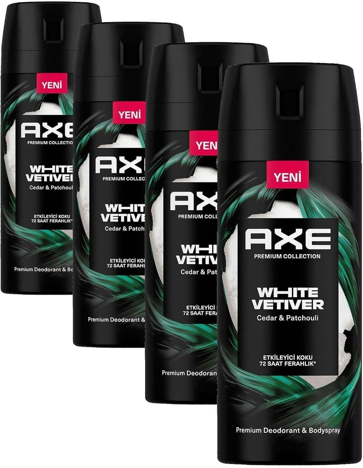 Alternative view of Axe Premium Erkek Deodorant & Bodyspray Vetiver 150 Ml (4 paketi)