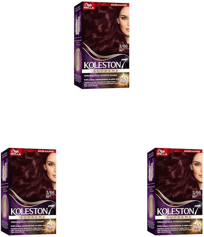 Alternative view of Supreme Saç Boyası 3/66 Patlıcan Moru (3 paketi)