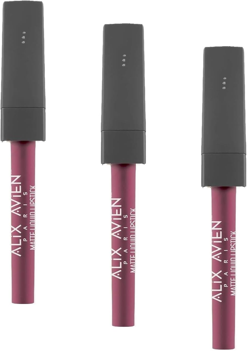 Uzun Süre Kalıcı Kadifemsi Kuruma Yapmayan Mat Likit Ruj - Lipstick 518 Burgundy (3 paketi)