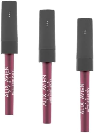 Alternative view of Uzun Süre Kalıcı Kadifemsi Kuruma Yapmayan Mat Likit Ruj - Lipstick 518 Burgundy (3 paketi)