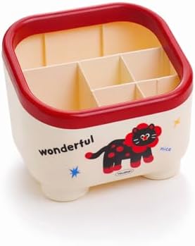Yoyoso Masa Üstü Kare Organizer Kırmızı