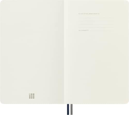 Alternative view of Moleskine Çizgisiz Kalin Safir Mavi Defter L Boy Yumuşak Kapak (Expanded)