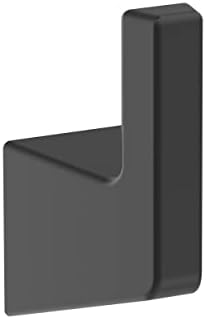 Alternative view of Amerock BH36000MB | Mat Siyah Tekli Bornoz Kancası | 3-9/16 inç (90 mm) Uzunluk Havluluk | Blackrock | Banyo için Havlu Kancası | Banyo Donanımı | Banyo Aksesuarları