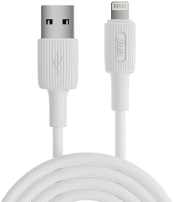 12W 2.4A USB-A to Lightning iPad ile Uyumlu Silikon Hızlı Şarj ve Data Kablosu Beyaz 1 Metre - Görsel 3