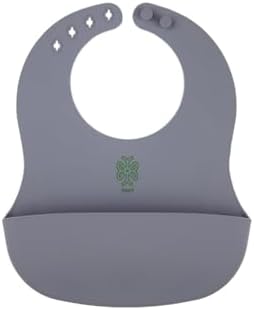 Been Silicone Baby Bib - Silikon Mama Önlüğü, Gri