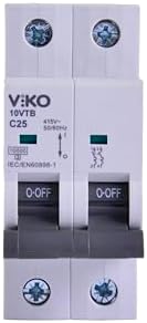 Alternative view of 10VTB-2C25 Otomatik Sigorta 10kA C Tipi 2 Kutup 25A
