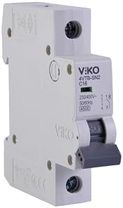 4VTB-1C16 Otomatik Sigorta 4,5kA C Tipi 1 Kutup 16A - Görsel 3