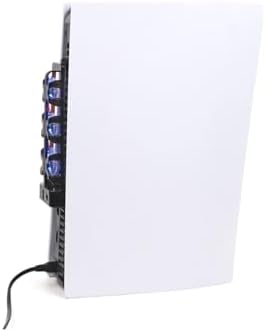 PS5 Pro Soğutucu Led Işıklı Sessiz Fan USB3.0 Radyatör Isı Emici Playstation 5 Pro ile Uyumlu TP5-1523E - Görsel 3