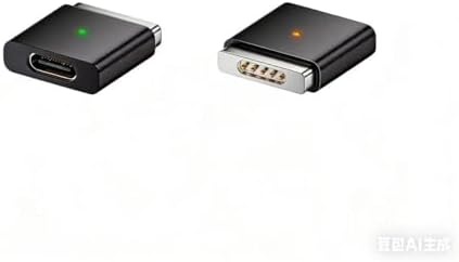 Type-C to MagSafe 2 İle Uyumlu Dönüştürücü | 100W Hızlı Şarj Destekli | MacBook İle Uyumlu Çevirici Gri SF-2 - Görsel 3