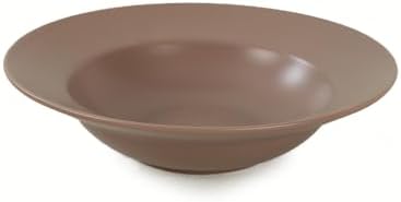 Mat Açık Taupe Makarna Tabağı 26 Cm 958