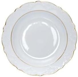 Hazan Altın Yaldız Çukur Tabak 22cm