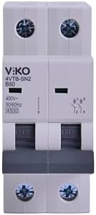 4VTB-2B50 Otomatik Sigorta 4,5kA B Tipi 2 Kutup 50A - Görsel 2