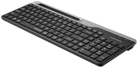 FBK25 (Q) Türkçe FN-Multimedya Bluetooth & 2.4Ghz Kablosuz Klavye, Siyah - Görsel 3