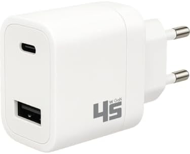 Alternative view of 45W GaN Type-C + USB-A Hizli Sarj Adaptörü