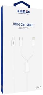 2in1 Usb-C Data ve Şarj Kablosu IP12