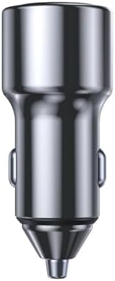 Alternative view of Hobimtek Hepu HP-783 Araç İçi Şarj Cihazı 120W 3.1A PD 30 Watt Hızlı Şarj Aleti Metal Çakmak Şarj Qualcomm Quick Charge 3.0 2-Port Işıklı