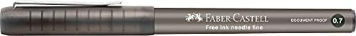 Free Ink Roller Kalem, 0.7 mm, Siyah, Silinmez Kalıcı Mürekkep, Mürekkep Göstergeli, İğne Uçlu