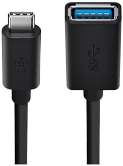 Alternative view of Adaptör USB-C - USB-A (15 cm, USB-C fişi, USB-A soketi, MacBook ve Chromebook için uygun) siyah