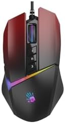 W60 Max 10.000 CPI 10 Tuş Optik RGB UC3&4 Aktif Kablolu Kırmızı Gaming (Oyuncu) Mouse