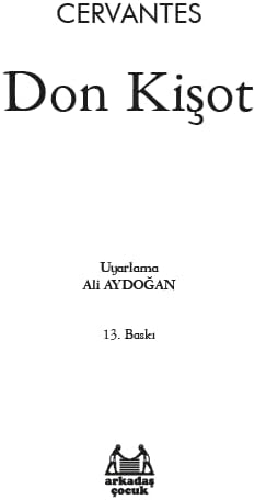 Alternative view of Don Kişot