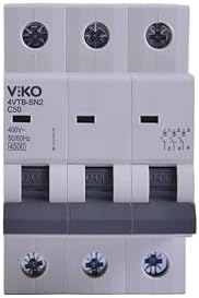 4VTB-3C50 Otomatik Sigorta 4,5kA C Tipi 3 Kutup 50A - Görsel 3