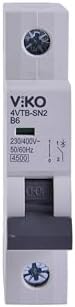 4VTB-1B06 Otomatik Sigorta 4,5kA B Tipi 1 Kutup 06A