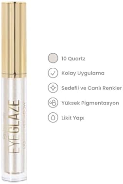 Eye Glaze Eyeshadow No: 10 Quartz - Mat Likit Far