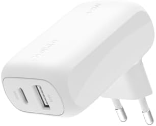 Alternative view of 42W 2 Portlu Duvar Şarj Cihazı, USB-C + USB-A Şarj Cihazı, 15, 15 Plus, 15 Pro, 15 Pro Max, 14, 14 Pro Max, 13, Galaxy S24, S23, Plus, Ultra, iPad, AirPods ve Daha Fazlası