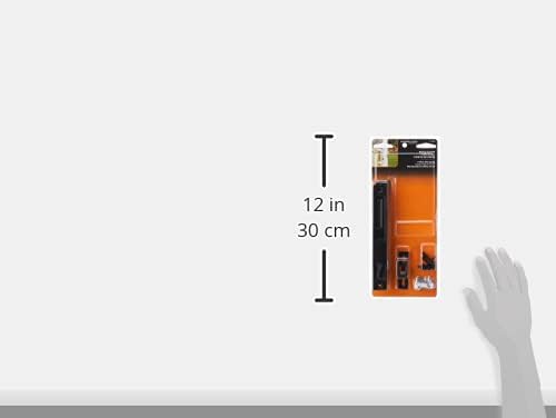 Prime-Line C 1043 Diecast Anahtarsız Veranda Sürgülü Kapı Kolu Seti 1 inç ila 1-1/8 inç Kalın Sürgülü Cam Kapılar, Siyah (Tekli Paket) - Görsel 2