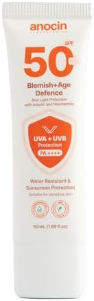 anocin blemish Leke Karşıtı Ve Cilt Tonu Eşitleyici Güneş Koruyucu Krem Spf 50 Yaşlılık Karşıtı 50 ml