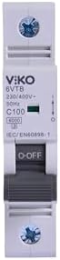6VTB-1C100 Otomatik Sigorta 6KA C Tipi 1 Kutup 100A - Görsel 2
