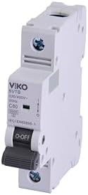 6VTB-1C80 Otomatik Sigorta 6KA C Tipi 1 Kutup 80A - Görsel 2
