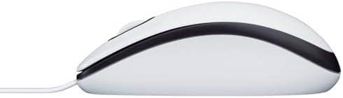 M100 USB Kablolu Mouse, PC, Mac, Dizüstü Bilgisayar ile Uyumlu, 1000 DPI Optik İzleme, Sağ ve Sol Elle Kullanıma Uygun, Beyaz - Görsel 3