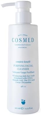 Cosmed Yağlı ve Akne Eğilimli Ciltlere Özel Arındırıcı Yüz Temizleme Jeli ph 5.5 400 ml