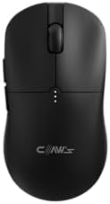 Alternative view of Rajin Blaze Çift Modlu Kablosuz 12000 Dpi Rgb Şarj Standlı & Makro Yazılımlı Kablosuz Gaming Mouse - Siyah (2.4 Ghz Kablosuz + Bluetooth)