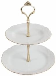 Alternative view of Altın Yaldız 2 Katlı Kurabiye Tabağı 21cm