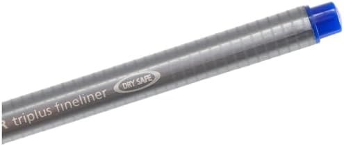 3343 Triplus Fineliner Keçeli Kalem, 0.3 mm Uç, Su Bazlı Mürekkep, Mavi
