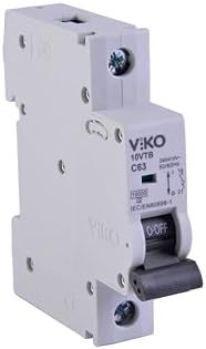 10VTB-1C63 Otomatik Sigorta 10kA C Tipi 1 Kutup 63A