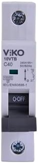 10VTB-1C40 Otomatik Sigorta 10kA C Tipi 1 Kutup 40A