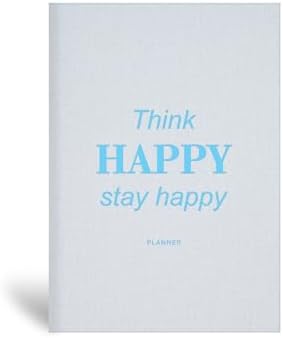 15x21 Keten Süresiz Planlayıcı Ajanda Defter Mavi