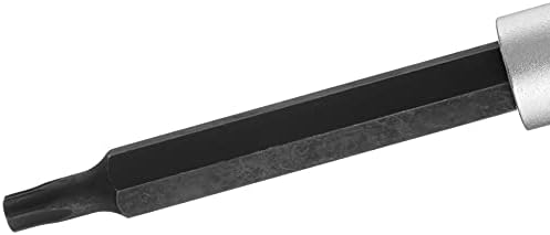 1113064227 T 27 1/2" Uzun Star (Tor X) Uçlu Lokma Anahtar (100 mm), Krom, T27 - Görsel 3