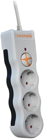 TSK19009 POWERSURGE 3-SURGE PROTECTION PLUG-1050 JOULE-WITH BEYAZ