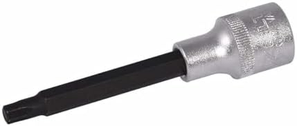 1113064106 1/2" Uzun Allen Uçlu Lokma Anahtar, Krom, 6 mm