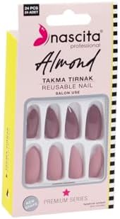 Alternative view of 24'lü Almond Renkli Takma Tırnak - 151